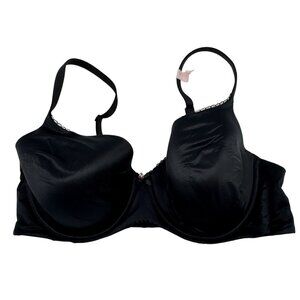 Victoria's Secret Women Lined Demi Bra 38D Black Lightly Lined Underwire Classic